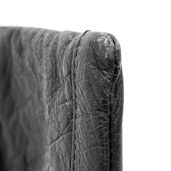 Motor City Classic Clip Leather Clutch Pouch Small Black - Picture 10 of 10